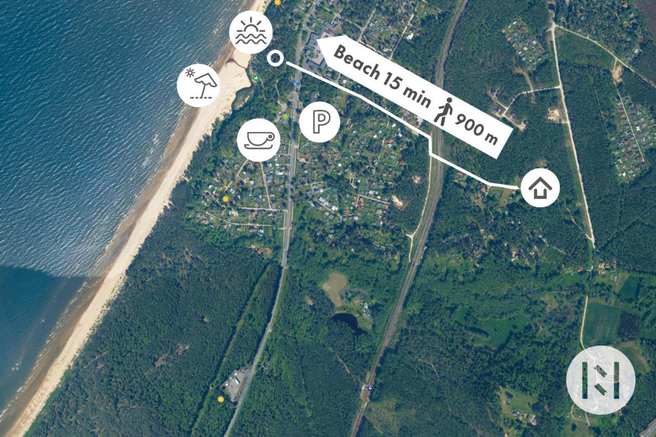 Rabarberi Lv Just 15Min Walk To Seaside Hotel Saulkrasti Ngoại thất bức ảnh
